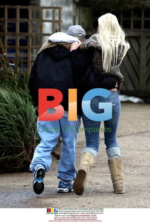Model Emma B and Fiance Singer Brian Harvey Shop for Christmas Trees