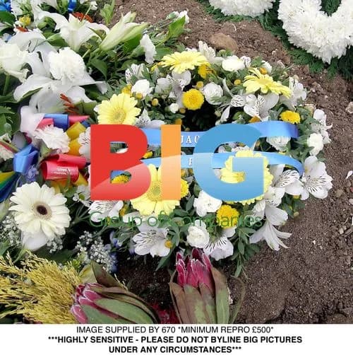 Wraggs at son's funeral after mercy killing claim
