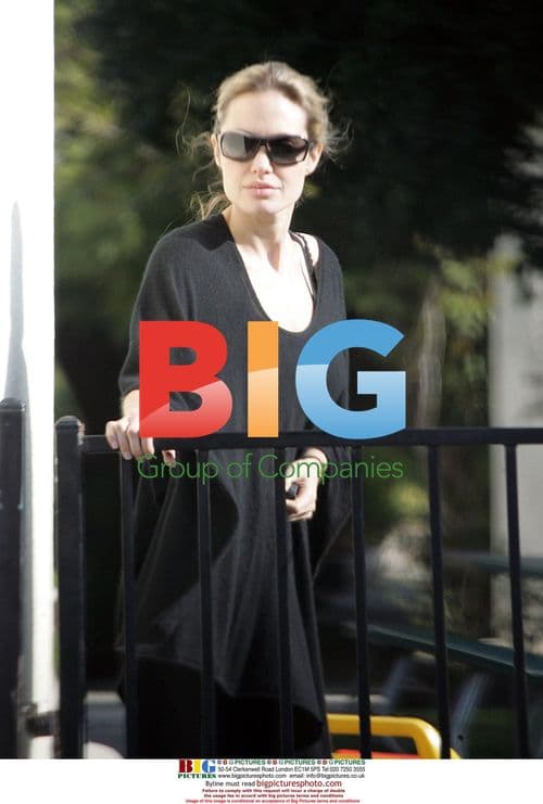 Angelina Jolie Drops Off Son, Flies, and Shops