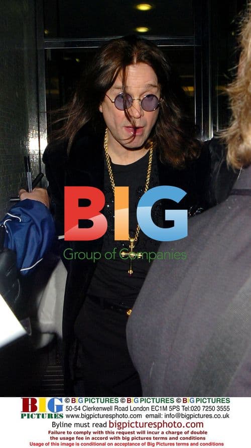 Ozzy Osbourne at British Comedy Awards