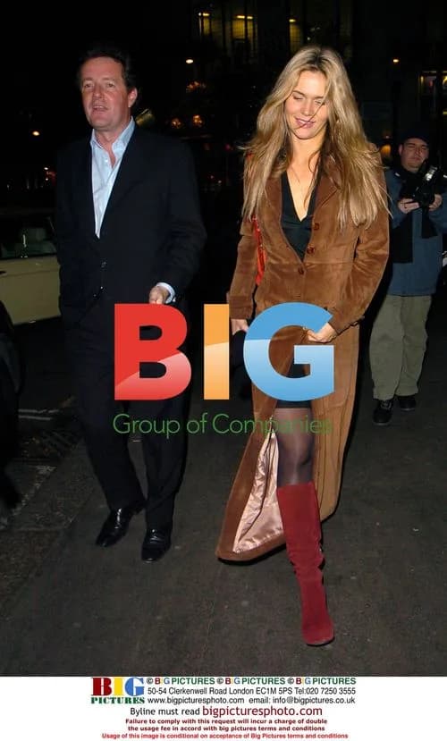 Piers Morgan and mystery woman at OK Mag party