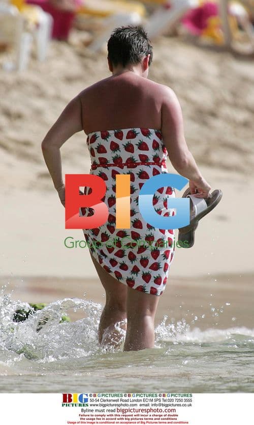 Vicky Entwistle on Caribbean holiday