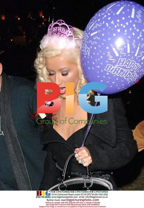 Christina Aguilera Celebrates Birthday in Hollywood