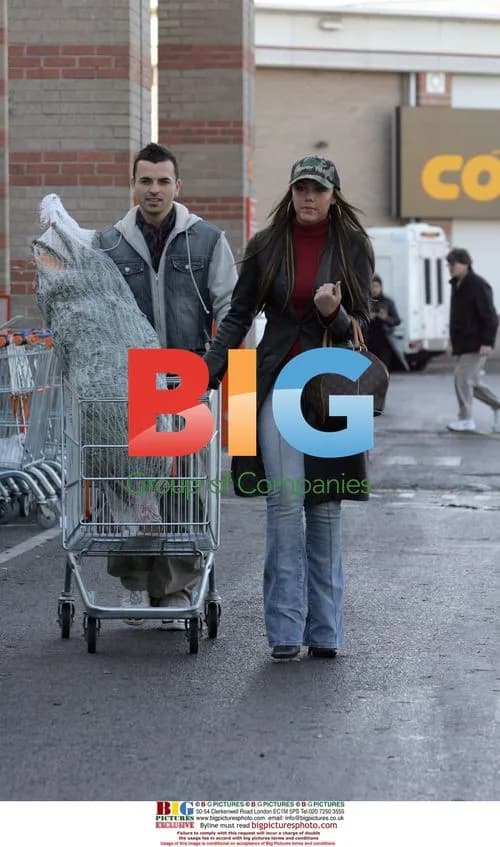 Andy Scott Lee and Michelle Heaton buy Christmas tree
