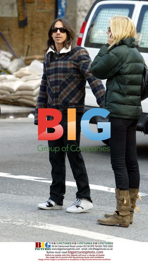 Anthony Kiedis Out Walking in Soho