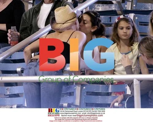 Teri Hatcher and daughter at horse show
