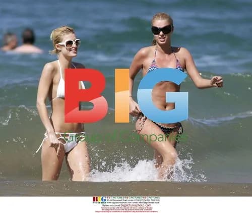 Hilton Sisters Flaunt Bikinis in Maui