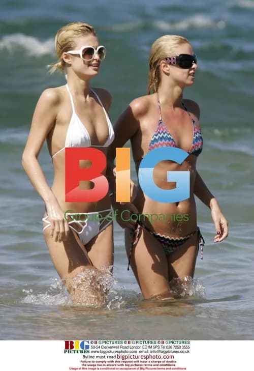 Hilton Sisters on Hawaiian Beach