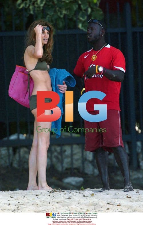 Hugh Grant and Jemima Khan on Caribbean Boat Trip