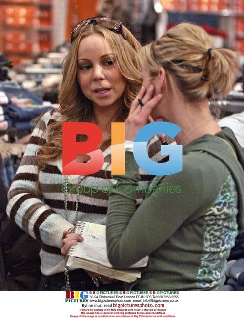 Mariah Carey Goes Shopping in Aspen