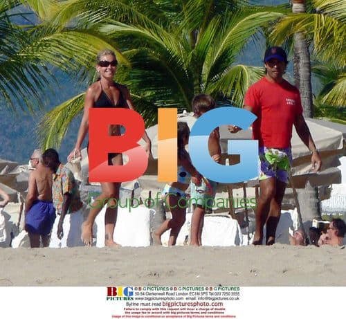 Kelly Ripa and Family in St. Kitts