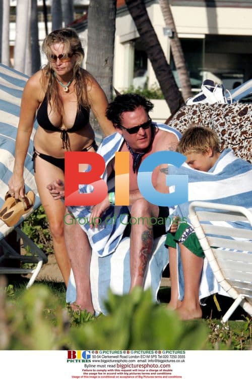 Michael Madsen and family on Maui vacation