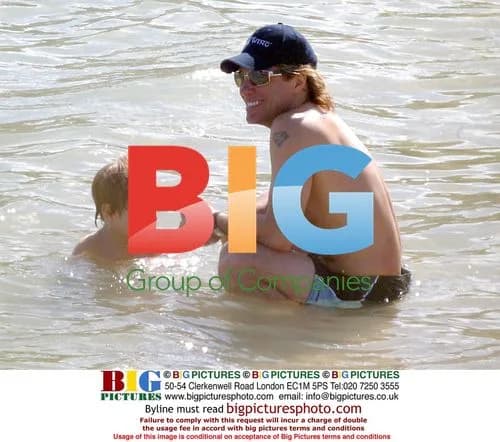 Jon Bon Jovi and Family on Holiday in St Barths