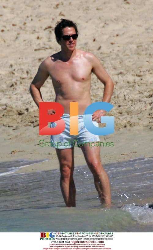 Hugh Grant and Jemima Khan on Caribbean Boat Trip