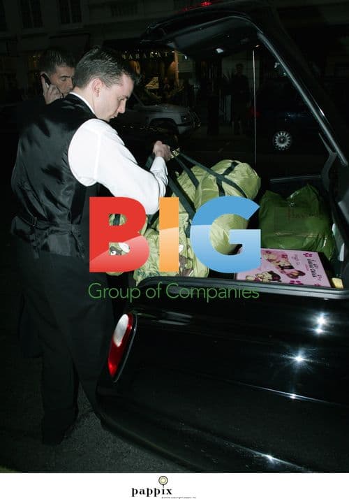 Victoria Beckham's parents shopping at Claridges