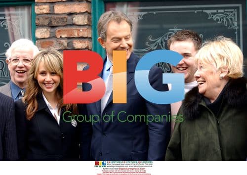 PM Tony Blair Visits Coronation Street