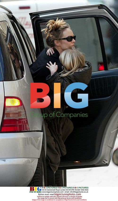 Vanessa Paradis and daughter Lily Rose at Ritz Hotel