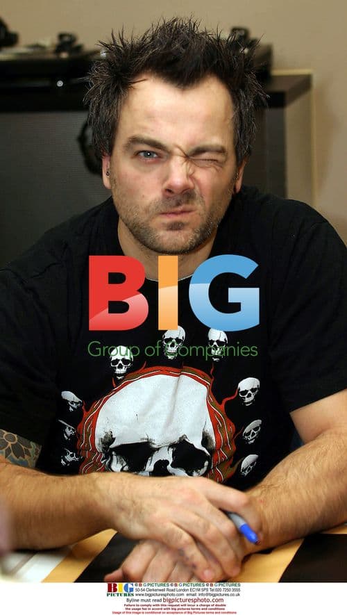 Feeder drummer Mark Richardson at HMV Cardiff