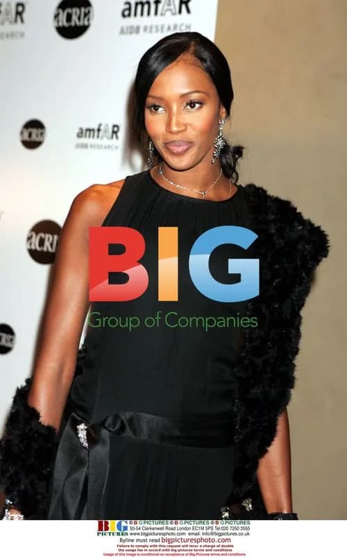 Naomi Campbell at AMFAR, ACRIA Benefit