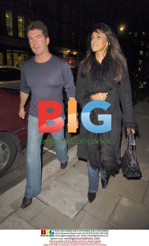 Simon Cowell and Jacqui St Clair at Cipriani