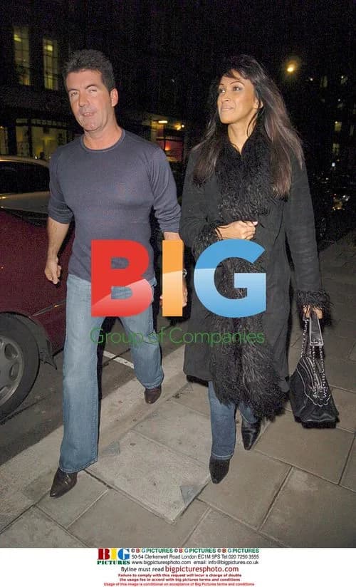 Simon Cowell and Jacqui St Clair at Cipriani