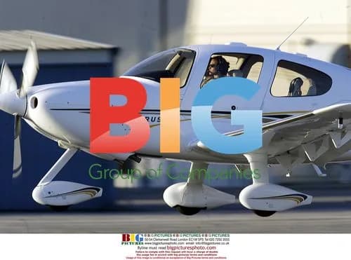 Angelina Jolie Lands Plane at Santa Monica Airport