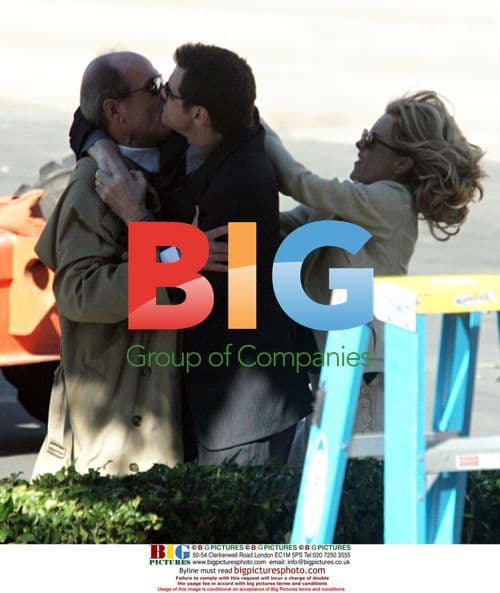 Jim Carrey on set of Fun With Dick & Jane