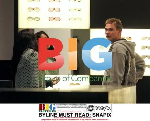 Ex-blue singer Lee Ryan and girlfriend shopping