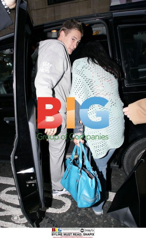 Lee Ryan and Girlfriend Shopping in London