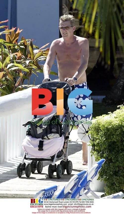 Actor Kevin Kennedy on holiday in Barbados