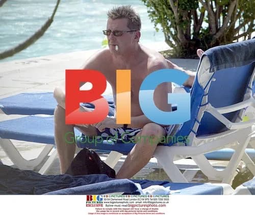 Actor Kevin Kennedy on holiday in Barbados