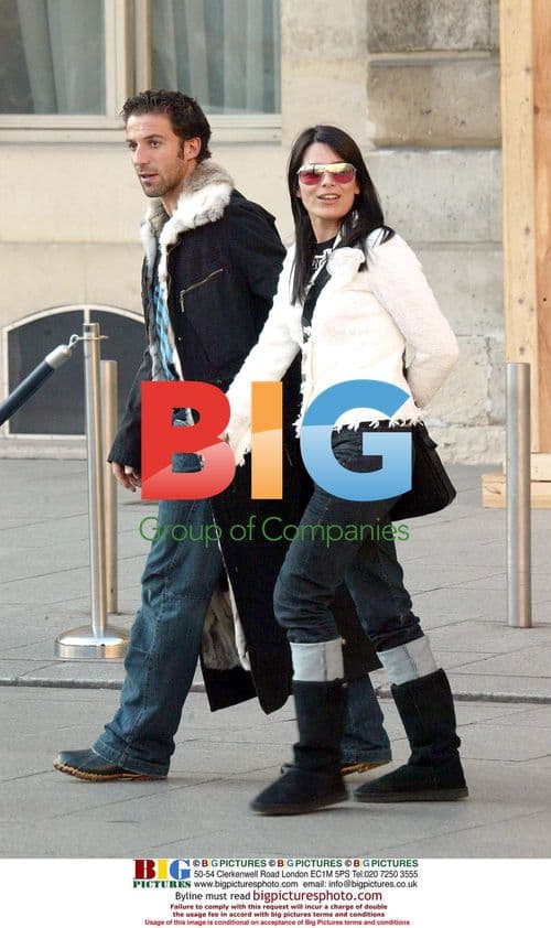 Alessandro Del Piero and Wife in Paris