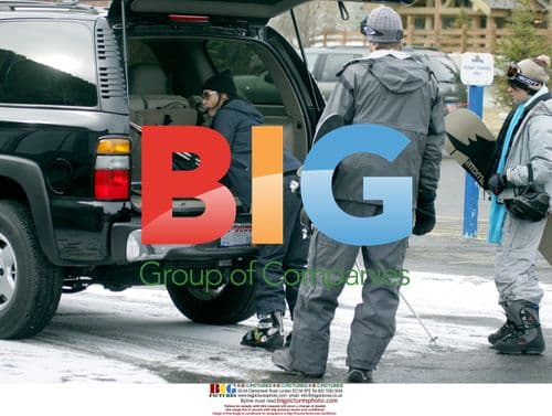 Demi Moore, Ashton Kutcher and Bruce Willis Skiing