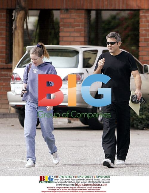 George Clooney Leaves Medical Center in Santa Monica