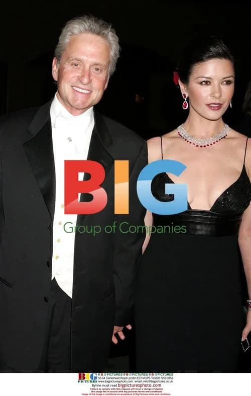 Michael Douglas and Catherine Zeta-Jones at Red Ball
