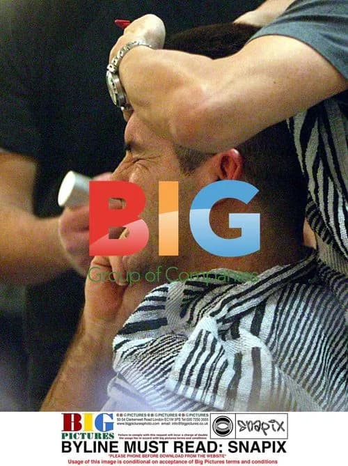 Simon Cowell Visits Stylist