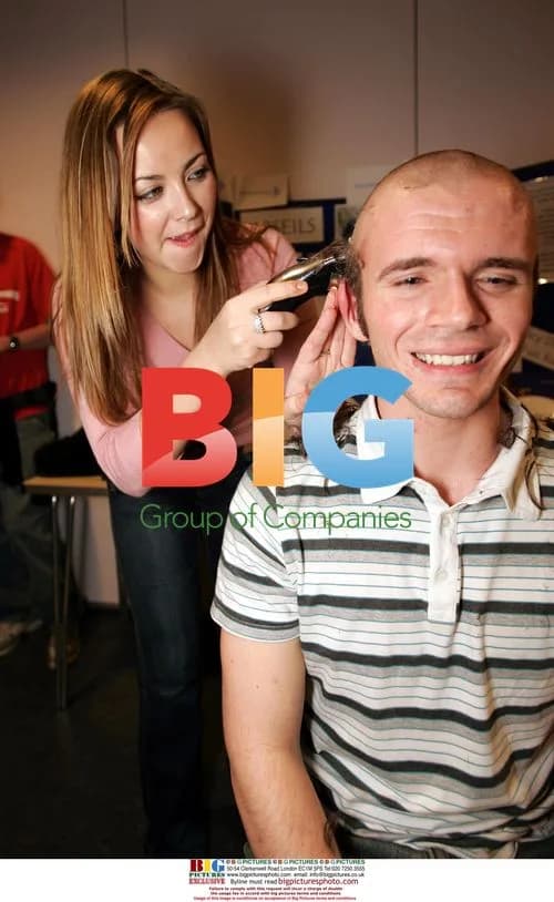 Charlotte Church shaves students' heads for charity