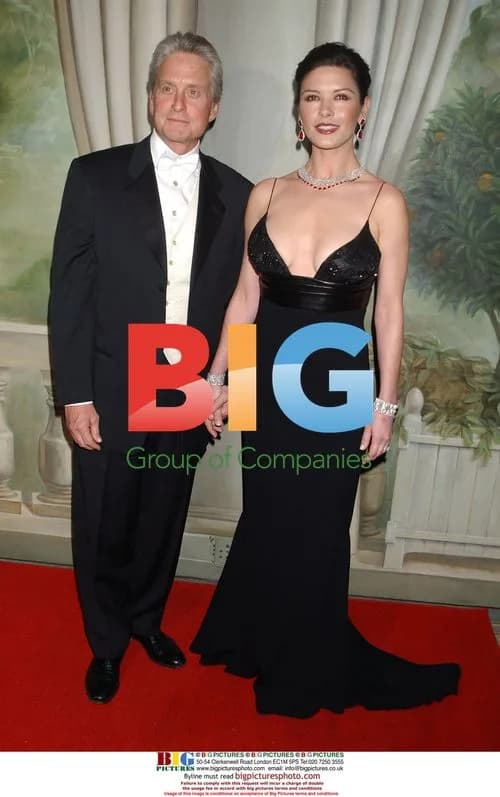 Michael Douglas and Catherine Zeta-Jones at Red Ball