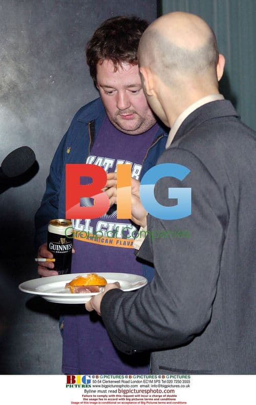 Johnny Vegas at Esquire Brit Awards snooker