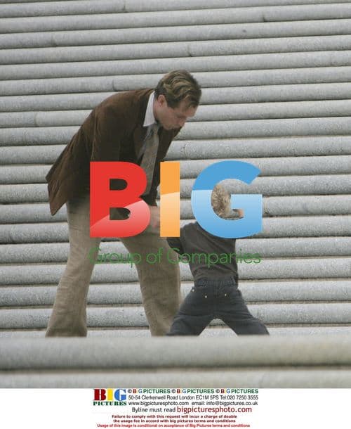 Jude Law Has Reunion With Kids During Film Break