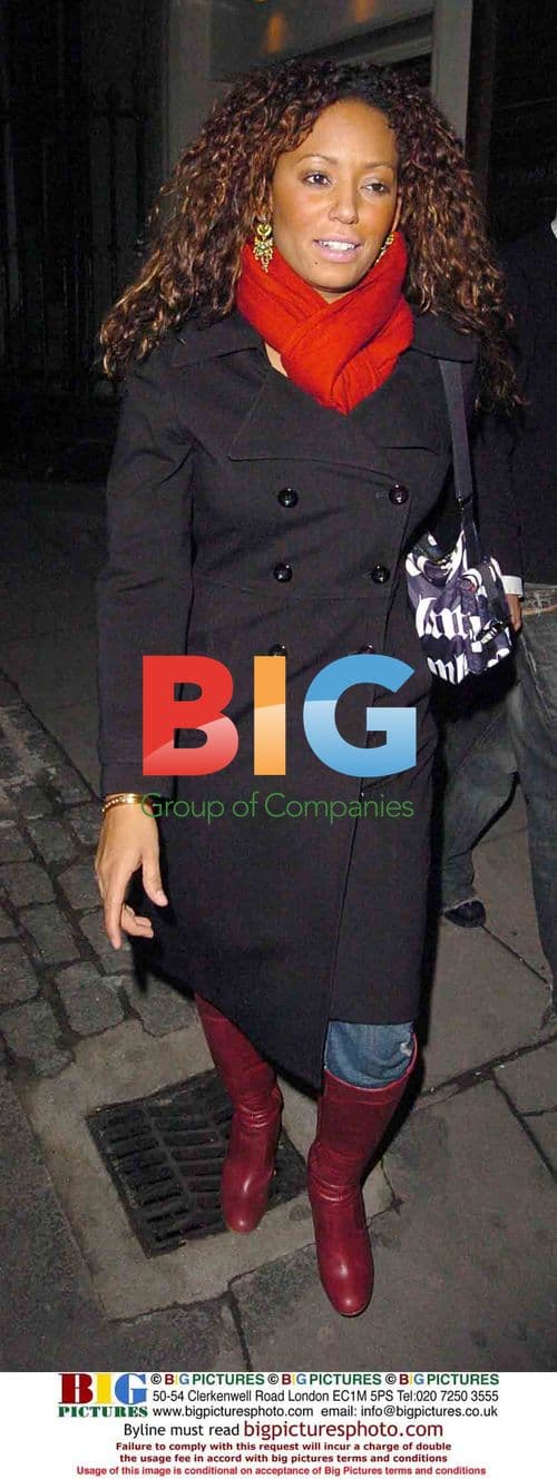 Mel B. leaving exclusive club in London