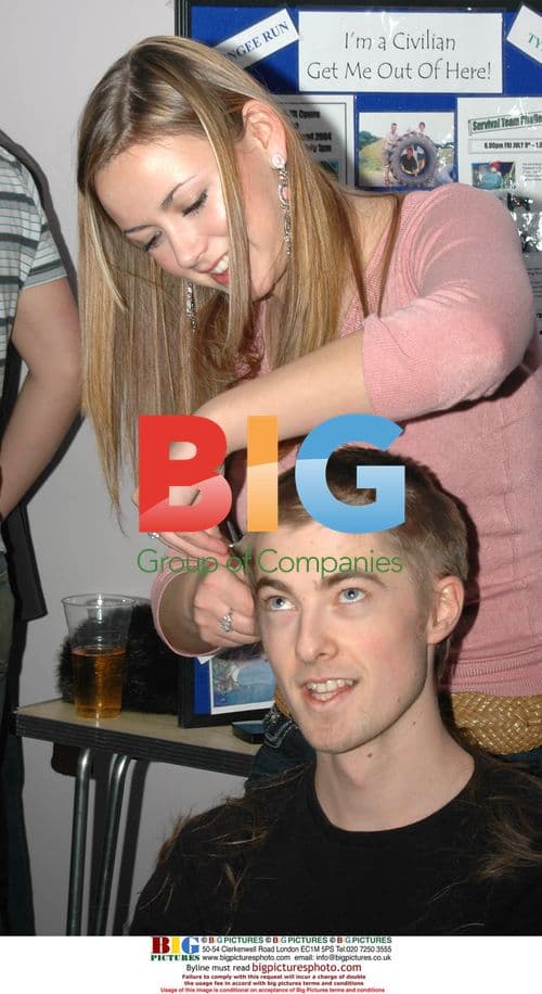 Charlotte Church shaves students' heads for charity