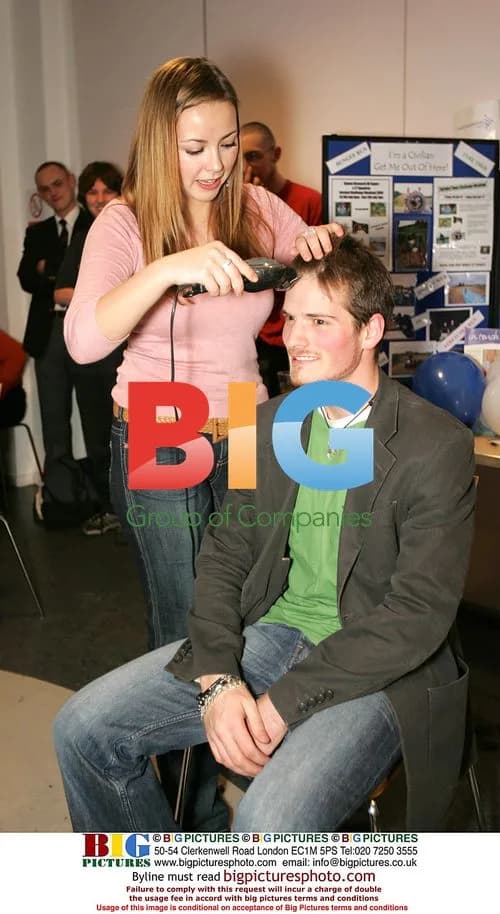 Charlotte Church shaves students' heads for cancer charity