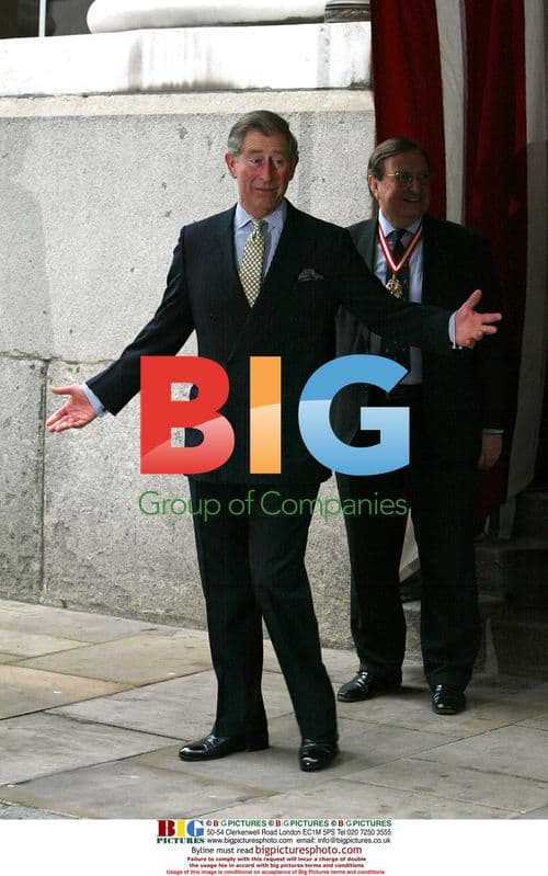 Prince Charles Leaves Goldsmith Hall