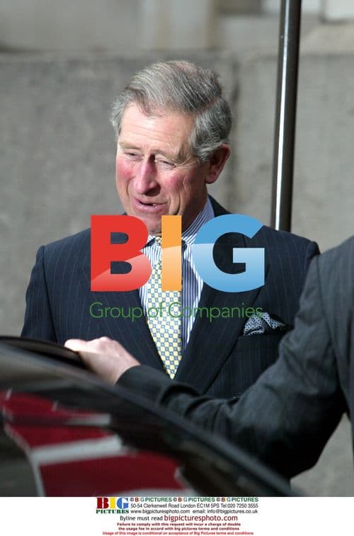 Prince Charles Leaves Goldsmith Hall