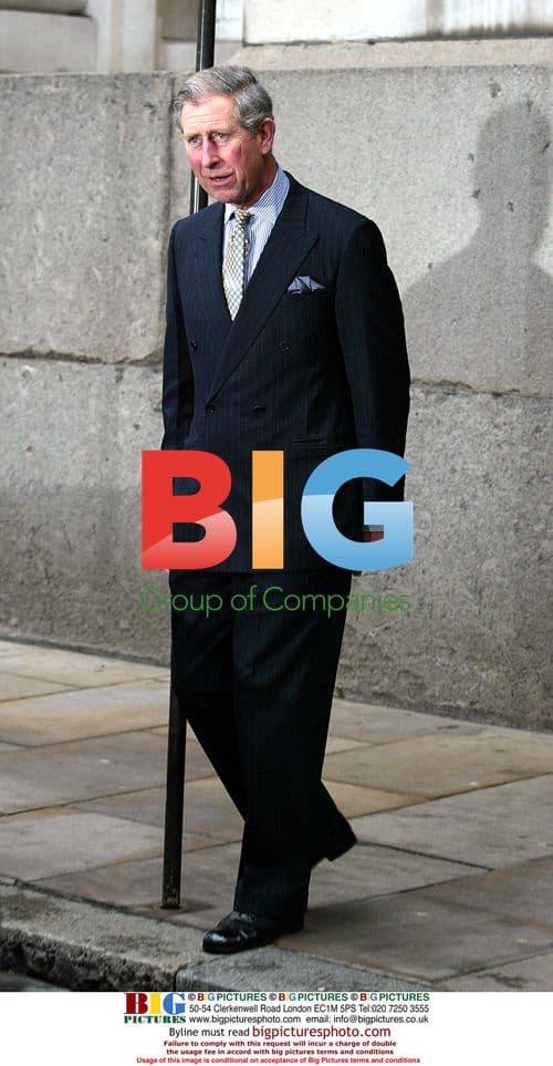 Prince Charles Leaves Goldsmith Hall