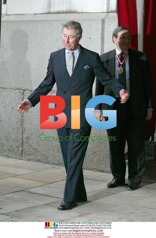 Prince Charles Leaves Goldsmith Hall