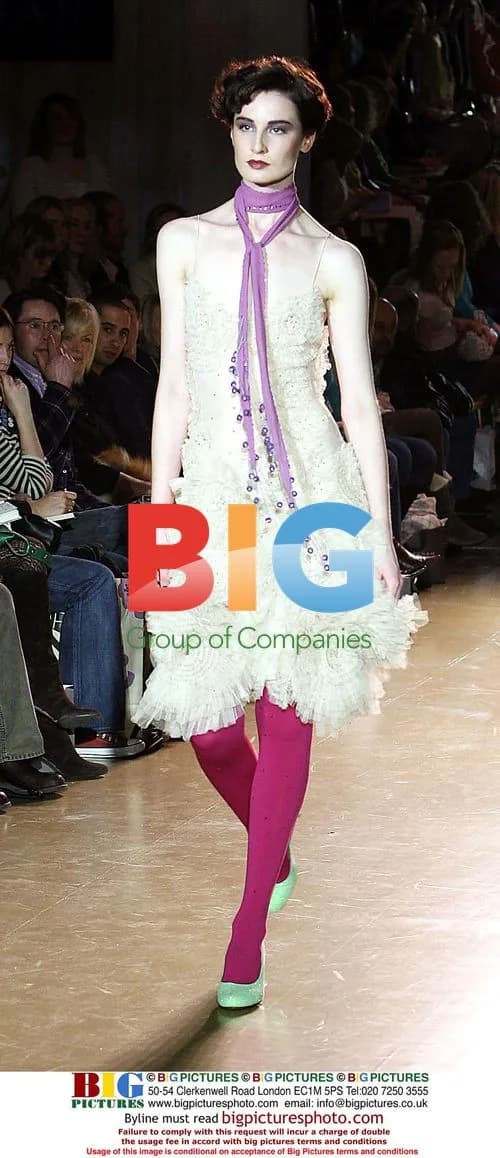 Erin O'Connor at Jenny Packham Show