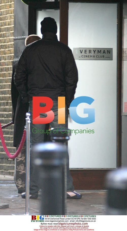 Arsenal players leave cinema in London