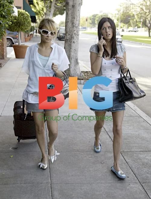 Nicole Richie and Nicky Hilton in Beverly Hills